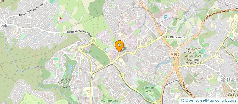 localisation de l'entreprise SUD ISOLATION 34 à MONTPELLIER