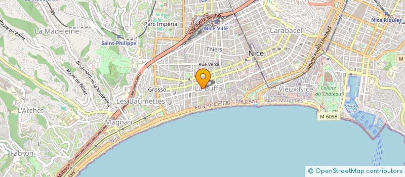 localisation de l'entreprise SUD JUSTITIA  NICE