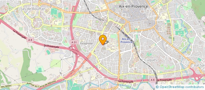 localisation de l'entreprise SUD KARATE UNION DEFENSE  AIX-EN-PROVENCE