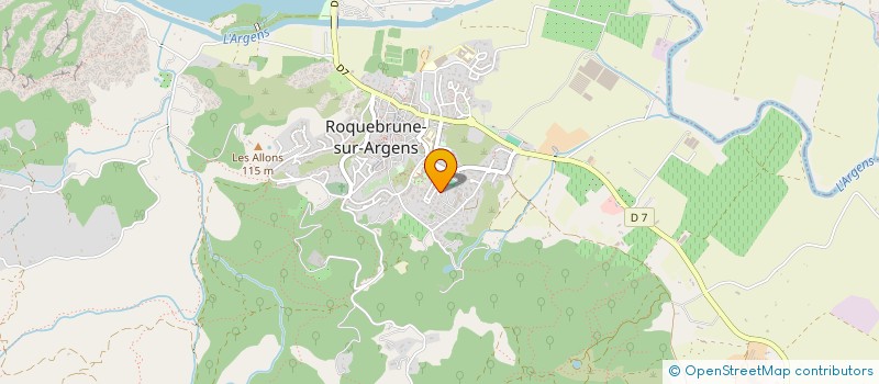 localisation de l'entreprise SUD LAKK à ROQUEBRUNE-SUR-ARGENS