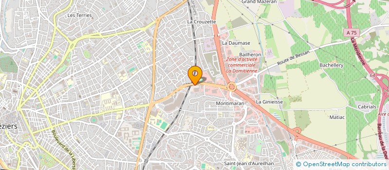 localisation de l'entreprise SUD LANGUEDOC CONSTRUCTIONS  BEZIERS