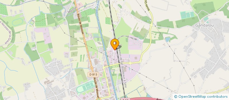 localisation de l'entreprise SUD-LASER-TUBE  CASTELSARRASIN
