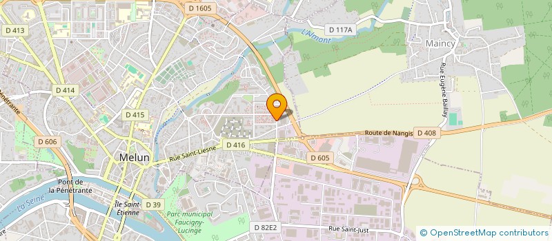 localisation de l'entreprise SUD LAV à MELUN