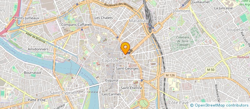 localisation de l'entreprise SUD LEX  TOULOUSE