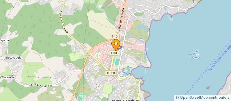localisation de l'entreprise SUD LIBRAIRIE à PORTO-VECCHIO