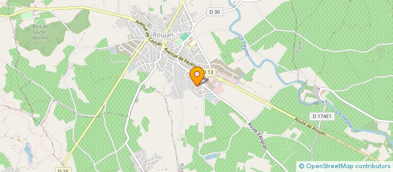 localisation de l'entreprise SUD LITTORAL EXPERTISE AUTOMOBILE  ROUJAN