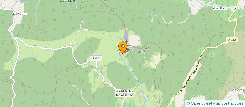 localisation de l'entreprise SUD LOC  TORNAC