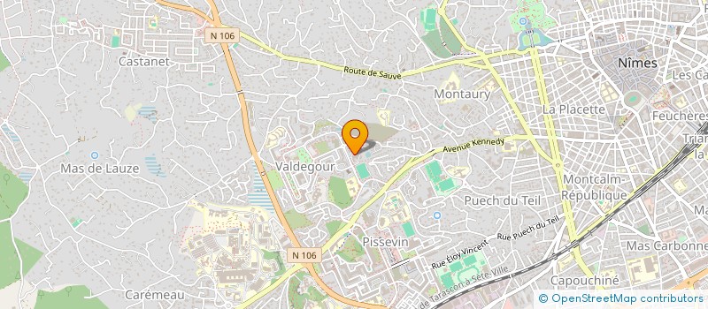 localisation de l'entreprise SUD LOC PRESTIGE  NIMES