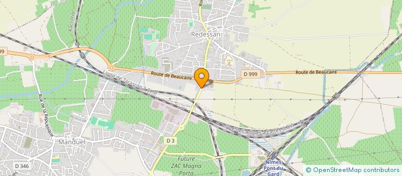 localisation de l'entreprise SUD LOGISTIQUE SERVICES  MANDUEL