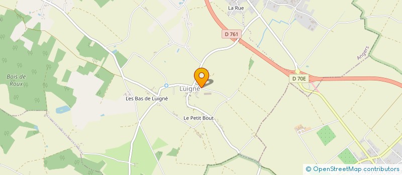 localisation de l'entreprise SUD LOIRE CEREALES à BRISSAC LOIRE AUBANCE