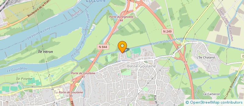 localisation de l'entreprise SUD LOIRE CONCIERGERIE  BASSE-GOULAINE