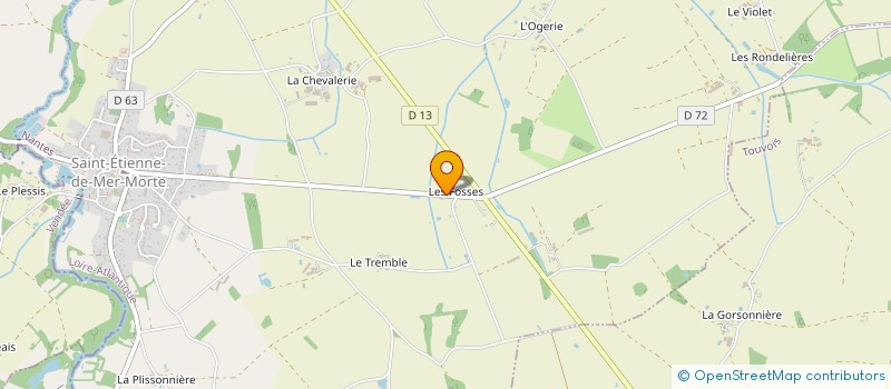 localisation de l'entreprise SUD LOIRE COUVERTURE  SAINT-ETIENNE-DE-MER-MORTE