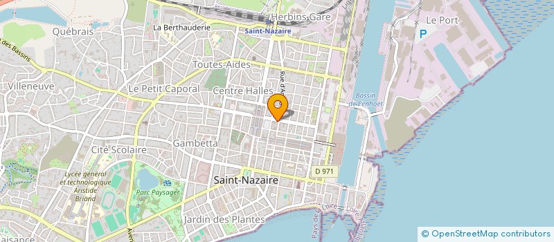 localisation de l'entreprise SUD LOIRE DEMOLITION à SAINT-NAZAIRE