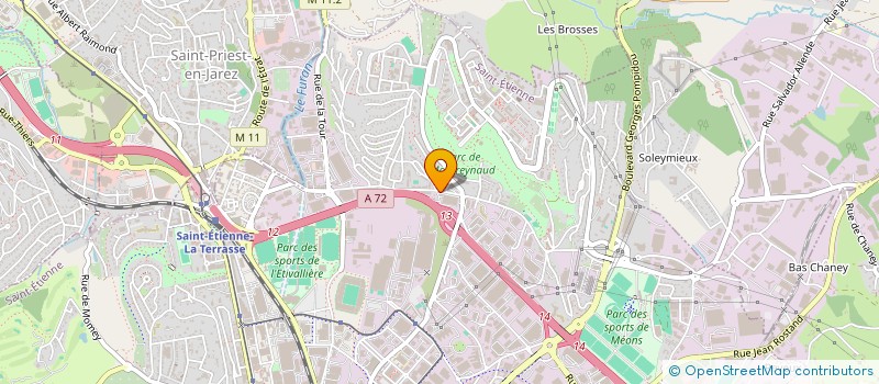 localisation de l'entreprise SUD LOIRE SANTE AU TRAVAIL à SAINT-ETIENNE