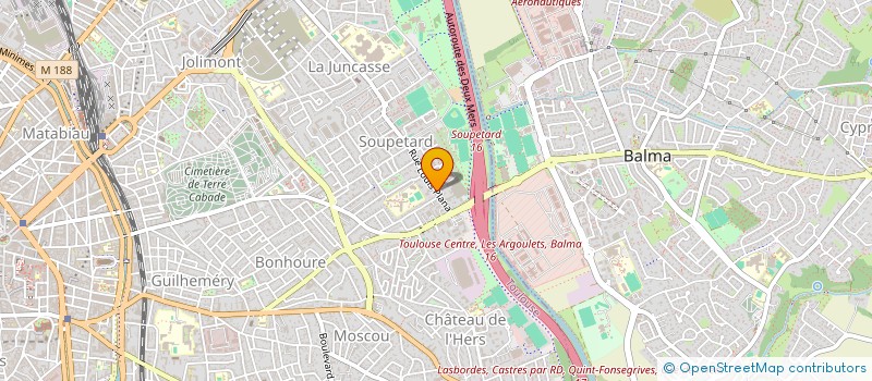 localisation de l'entreprise SUD LOISIRS à TOULOUSE