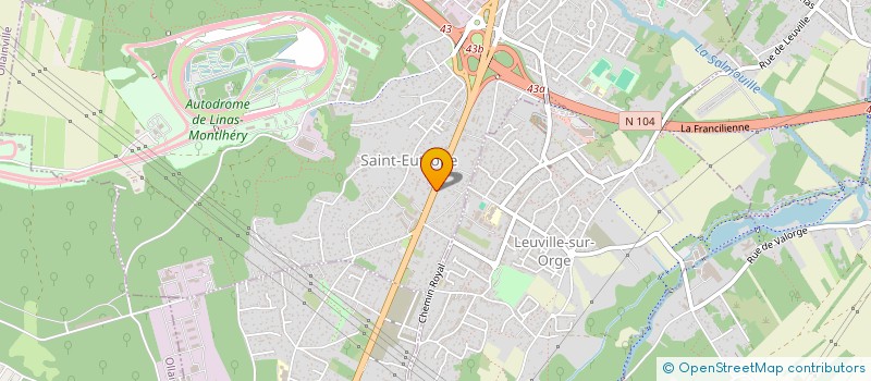 localisation de l'entreprise SUD LOISIRS CARAVANES à LINAS