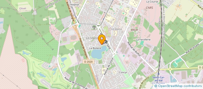 localisation de l'entreprise SUD LOOMS à ORLEANS