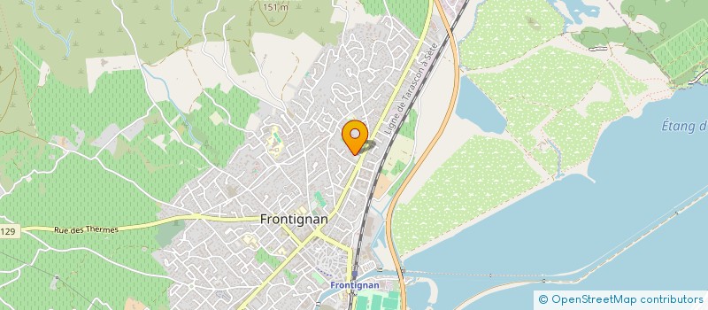 localisation de l'entreprise SUD LOTISSEMENT à FRONTIGNAN