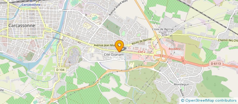 localisation de l'entreprise SUD MACHINES A BOIS à CARCASSONNE