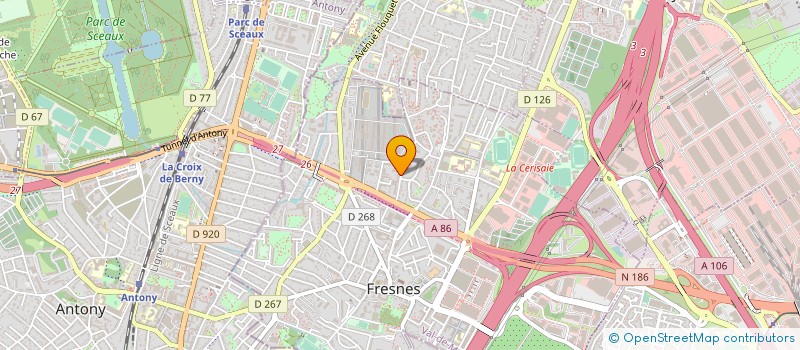 localisation de l'entreprise SUD MAINTENANCE à FRESNES
