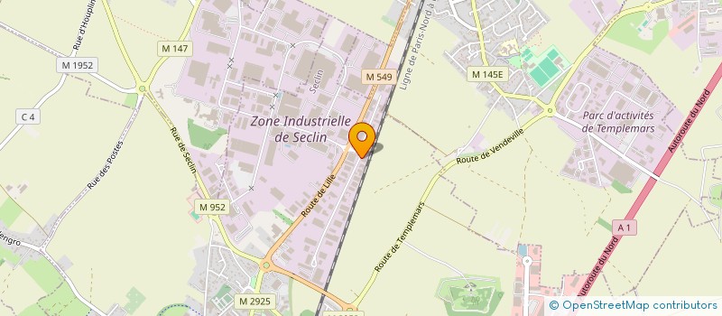 localisation de l'entreprise SUD MAINTENANCE à SECLIN