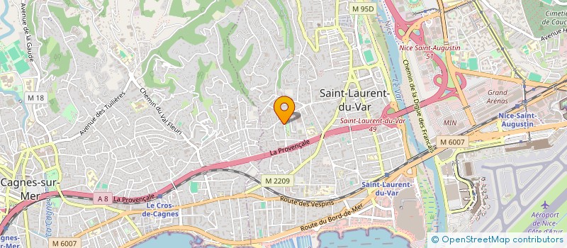 localisation de l'entreprise SUD MAINTENANCE à SAINT LAURENT DU VAR
