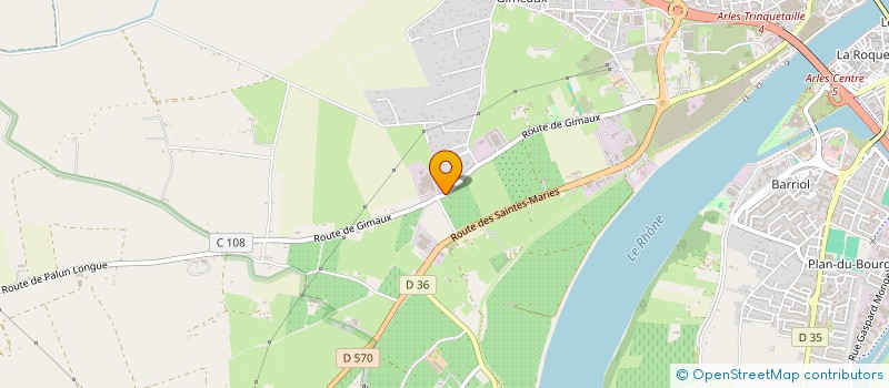 localisation de l'entreprise SUD MAINTENANCE à ARLES