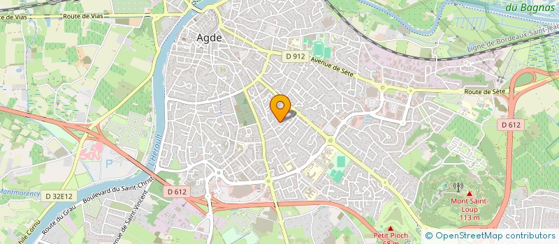 localisation de l'entreprise SUD MAISON AVENIR à AGDE