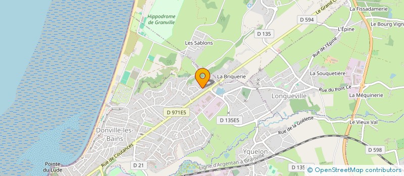 localisation de l'entreprise SUD MANCHE INVESTISSEMENTS 1  DONVILLE-LES-BAINS