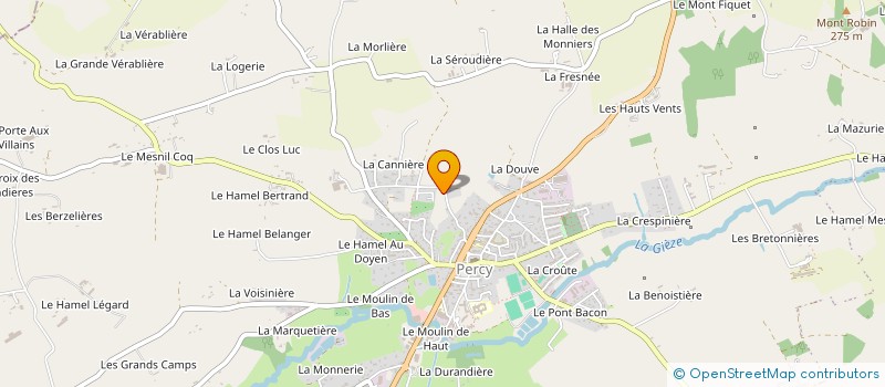 localisation de l'entreprise SUD MANCHE TRIATHLON CLUB  PERCY-EN-NORMANDIE