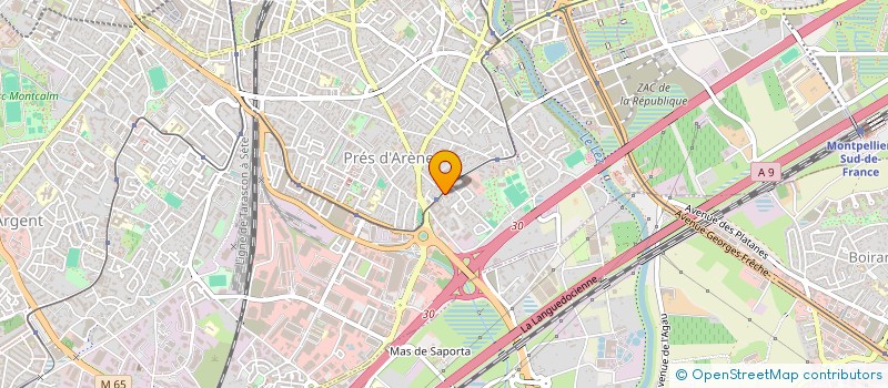 localisation de l'entreprise SUD MANUTENTION à MONTPELLIER