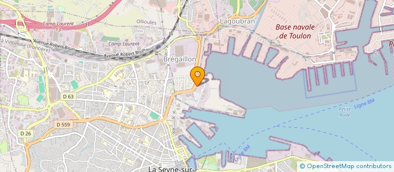 localisation de l'entreprise SUD MANUTENTION à LA SEYNE-SUR-MER