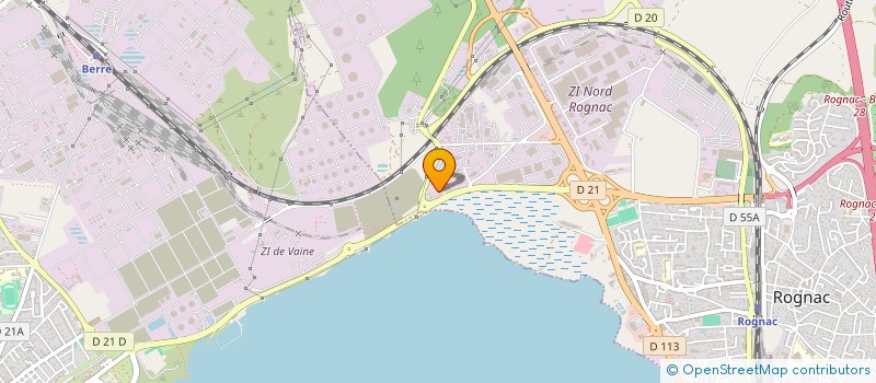 localisation de l'entreprise SUD MATERIAUX RECYCLAGES à ROGNAC