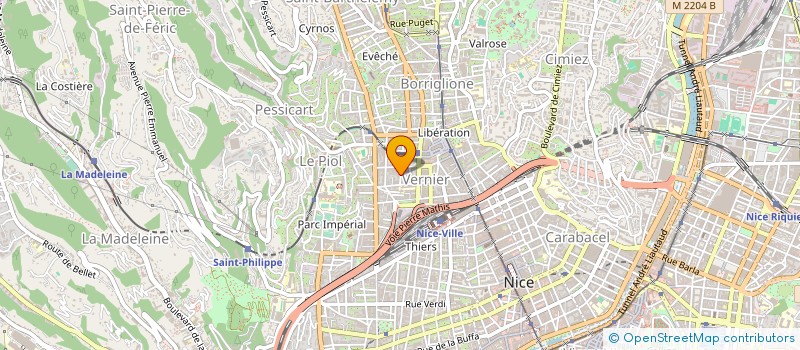localisation de l'entreprise SUD MATERIEL à NICE