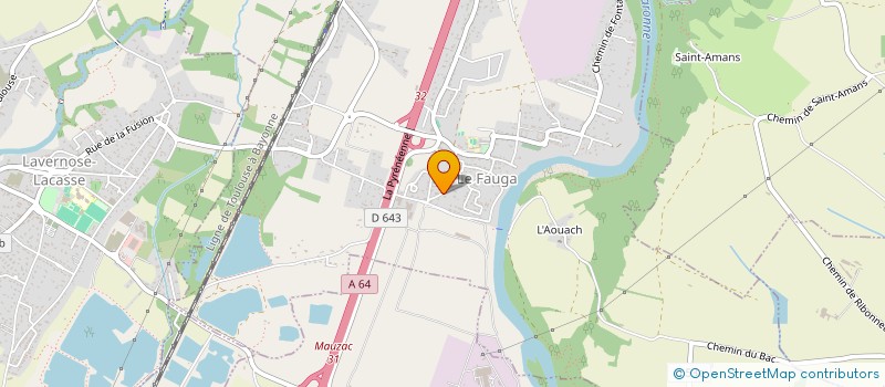 localisation de l'entreprise SUD MATERIEL LOCATION à LE FAUGA