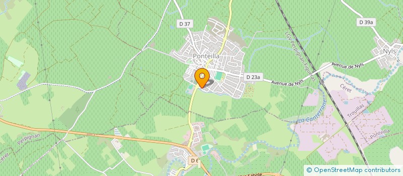 localisation de l'entreprise SUD MB  PONTEILLA