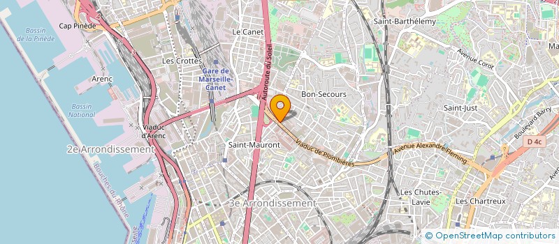 localisation de l'entreprise SUD MECAMOULE à MARSEILLE