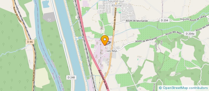 localisation de l'entreprise SUD MECANIQUE MANUTENTION à SAULCE-SUR-RHONE