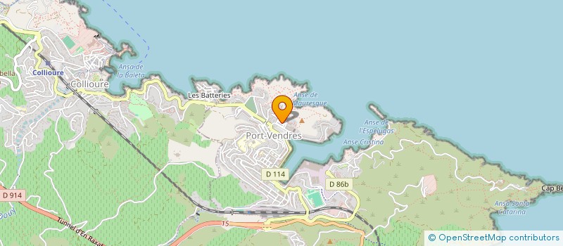 localisation de l'entreprise SUD MEDIA SYSTEM  PORT-VENDRES