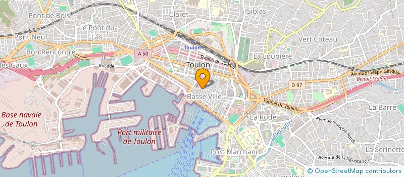localisation de l'entreprise SUD MEDICAL EXPORT à TOULON