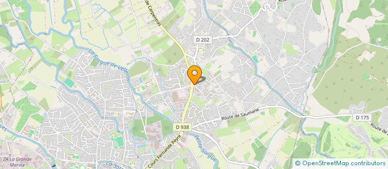 localisation de l'entreprise SUD METAL CREATION à L'ISLE-SUR-LA-SORGUE