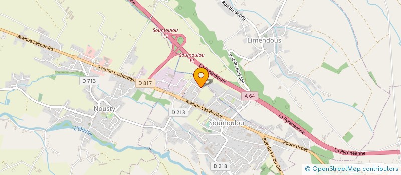 localisation de l'entreprise SUD MO  SOUMOULOU