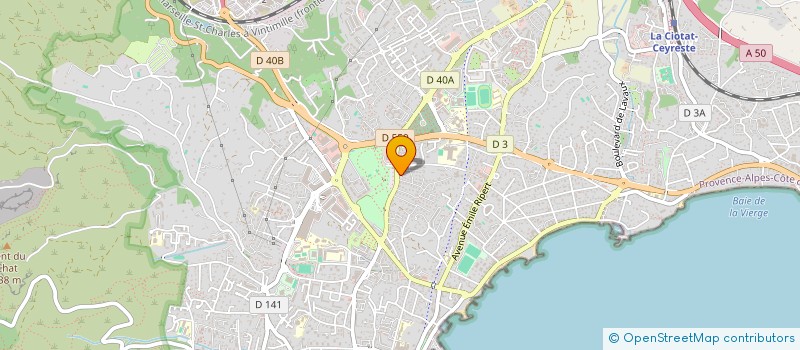 localisation de l'entreprise SUD MONTAGE à LA CIOTAT
