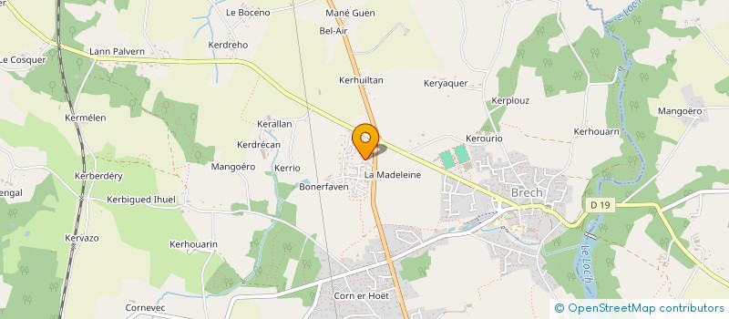 localisation de l'entreprise SUD MORBIHAN DIAGNOSTICS  BRECH