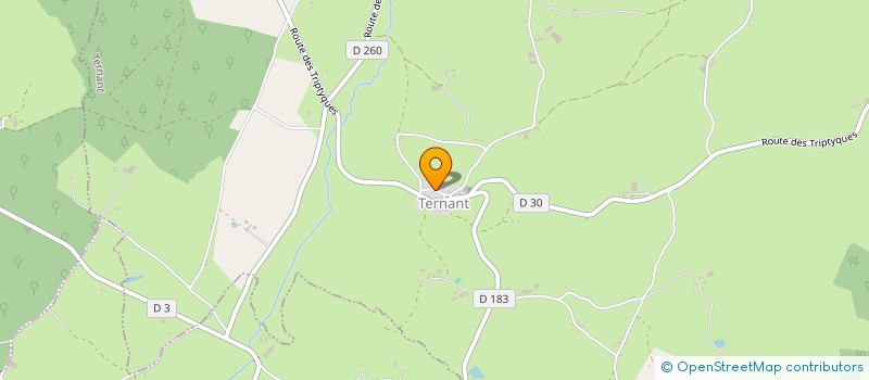 localisation de l'entreprise SUD MORVAN MOTO CLUB à TERNANT