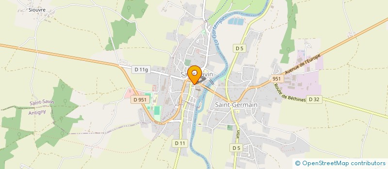 localisation de l'entreprise SUD MOSIB  SAINT-SAVIN