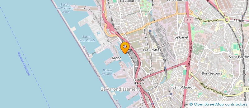 localisation de l'entreprise SUD MOTEURS GROUPE à MARSEILLE 2EME