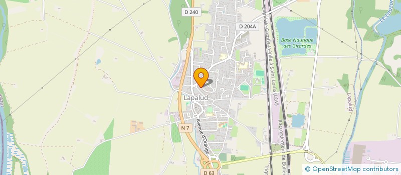 localisation de l'entreprise SUD MULTI BOXES 84  LAPALUD