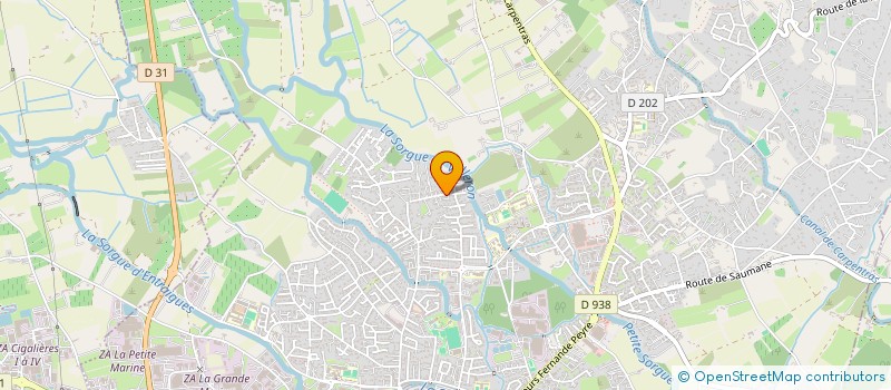 localisation de l'entreprise SUD MULTI - SERVICE  L'ISLE-SUR-LA-SORGUE