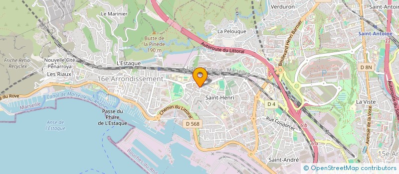 localisation de l'entreprise SUD MULTI-SERVICES RENOVATION  MARSEILLE